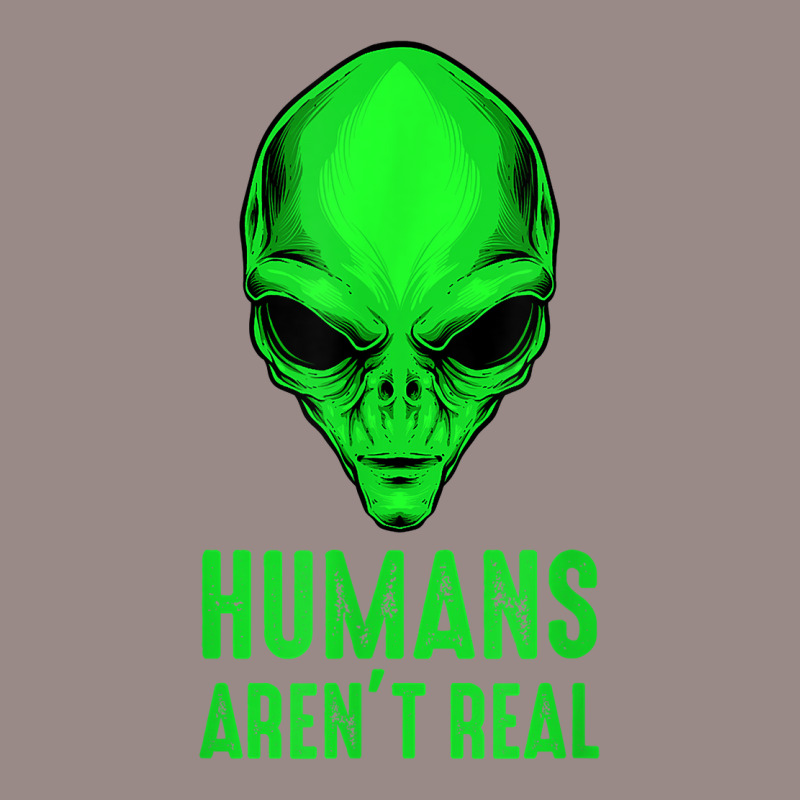 Alien Funny Humans Aren't Real Cute Ufo T Shirt Vintage T-Shirt by hapusajehae | Artistshot