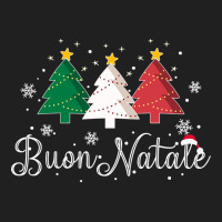 Buon Natale Italian Christmas Tree   Xmas Pullover Hoodie Ladies Polo Shirt | Artistshot