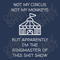 Funny Not My Circus Not My Monkeys Ringmaster Shitshow Men Denim Jacket | Artistshot