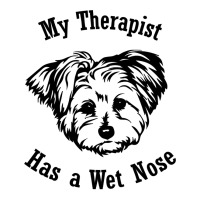 Morkie Dog My Therapist Has A Wet Nose Sweatshirt Long Sleeve Shirts | Artistshot