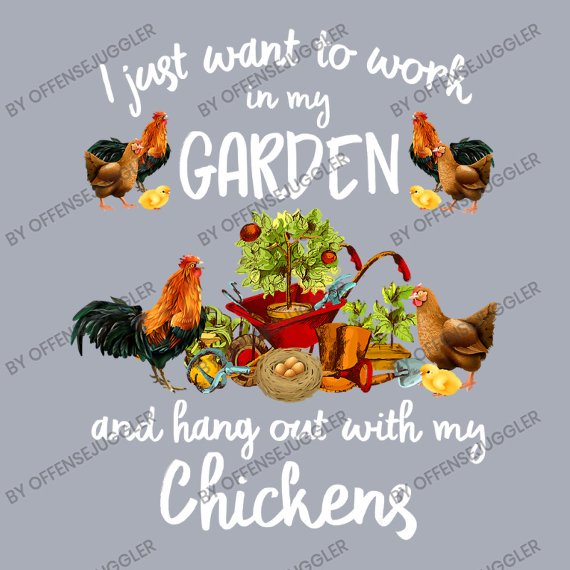 Chicken Cock Womens I Just Want To Work In My Garden And Hang Out Chic Tank Dress by offensejuggler | Artistshot