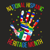 Women Men Latino America Culture Gift National Hispanic T Shirt Ladies Fitted T-shirt | Artistshot