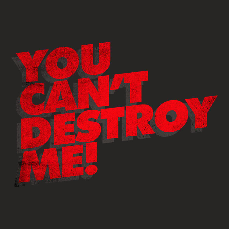 You Can't Destroy Me Ladies Fitted T-Shirt by Kenlapnek62 | Artistshot