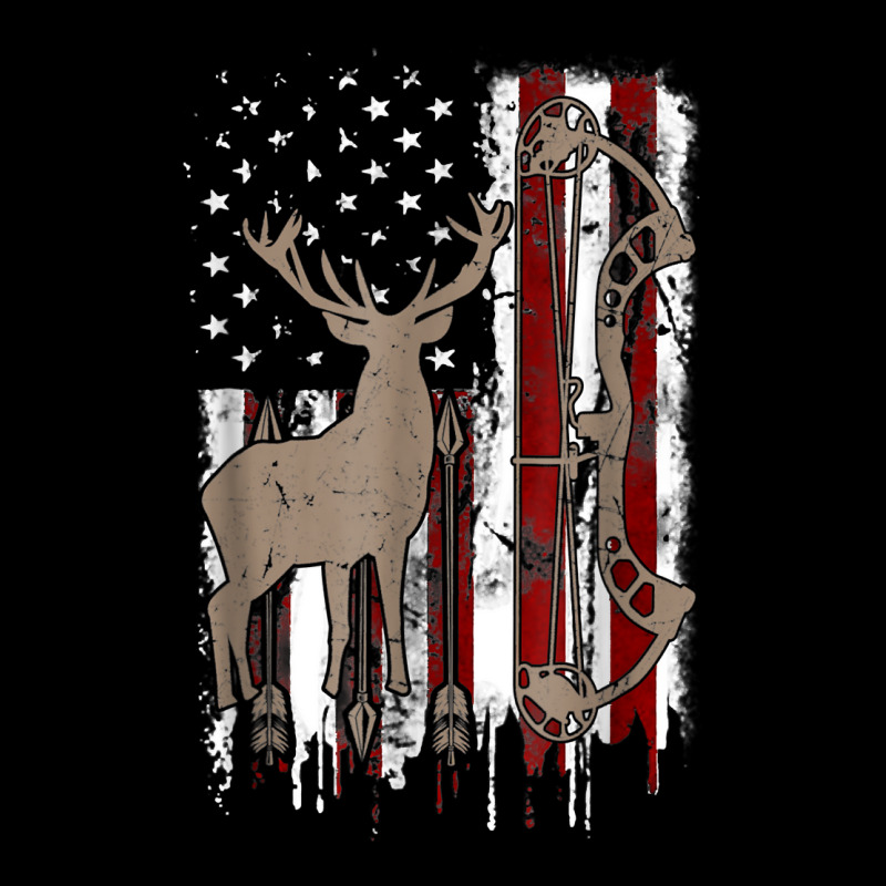 American Deer Hunting Bow Hunter Flag Accessories T Shirt Zipper Hoodie by hapusajehae | Artistshot