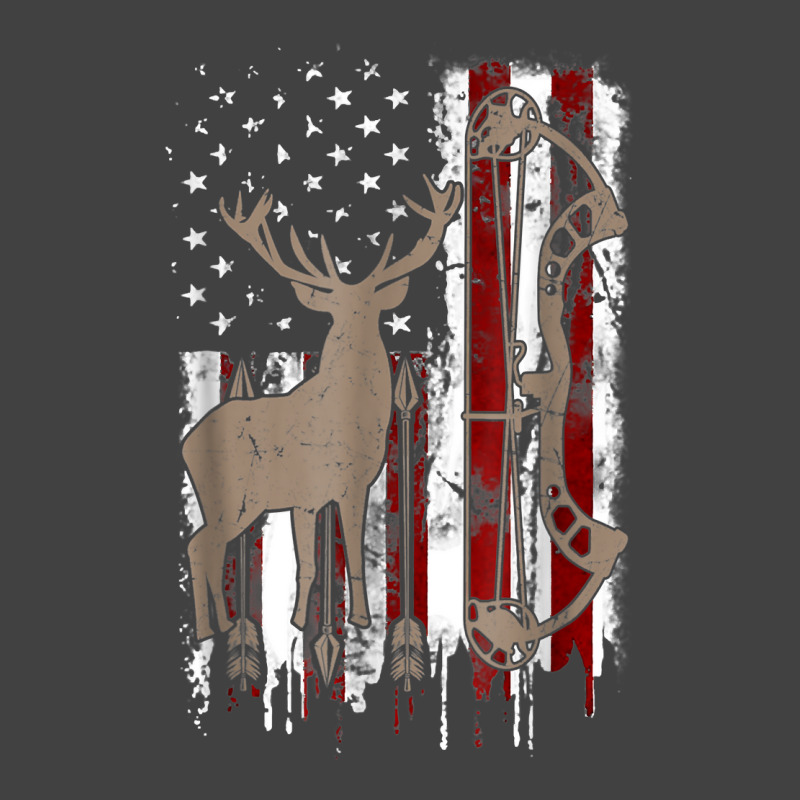 American Deer Hunting Bow Hunter Flag Accessories T Shirt Vintage T-Shirt by hapusajehae | Artistshot