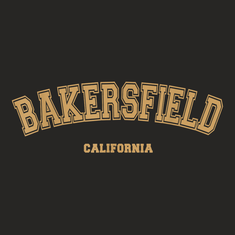 Bakersfield Sports College Style On Bakersfield T Shirt Ladies Fitted T-Shirt by cm-arts | Artistshot