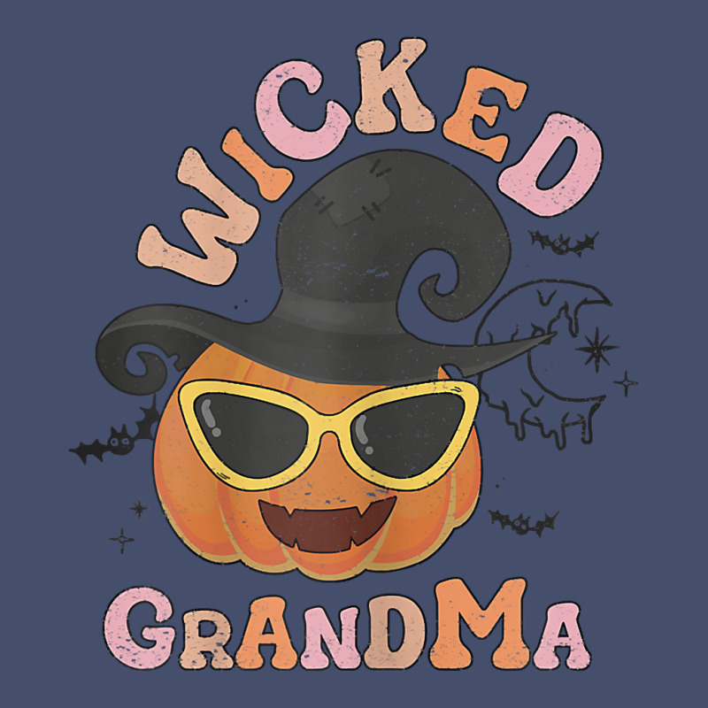 Womens Wicked Grandma Retro Pumpkin Halloween Family Cute Matching T S Vintage Short | Artistshot