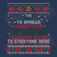 Music Teacher Christmas Elf Cheer Ladies Denim Jacket | Artistshot