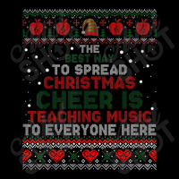 Music Teacher Christmas Elf Cheer Women's V-neck T-shirt | Artistshot