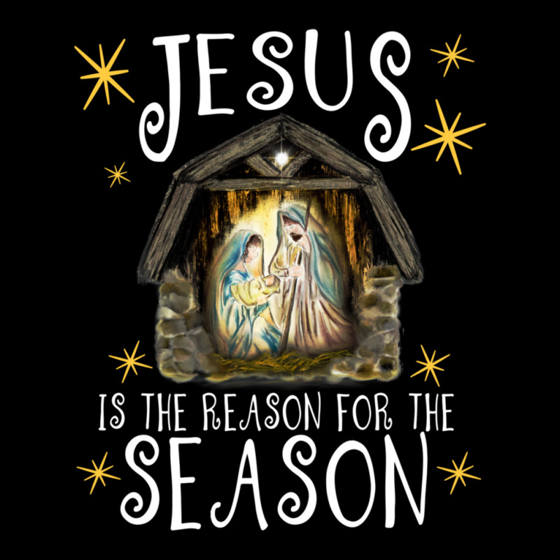 Christmas Nativity Jesus Is The Reason For The Season Manger V-Neck Tee by behindcedar22 | Artistshot