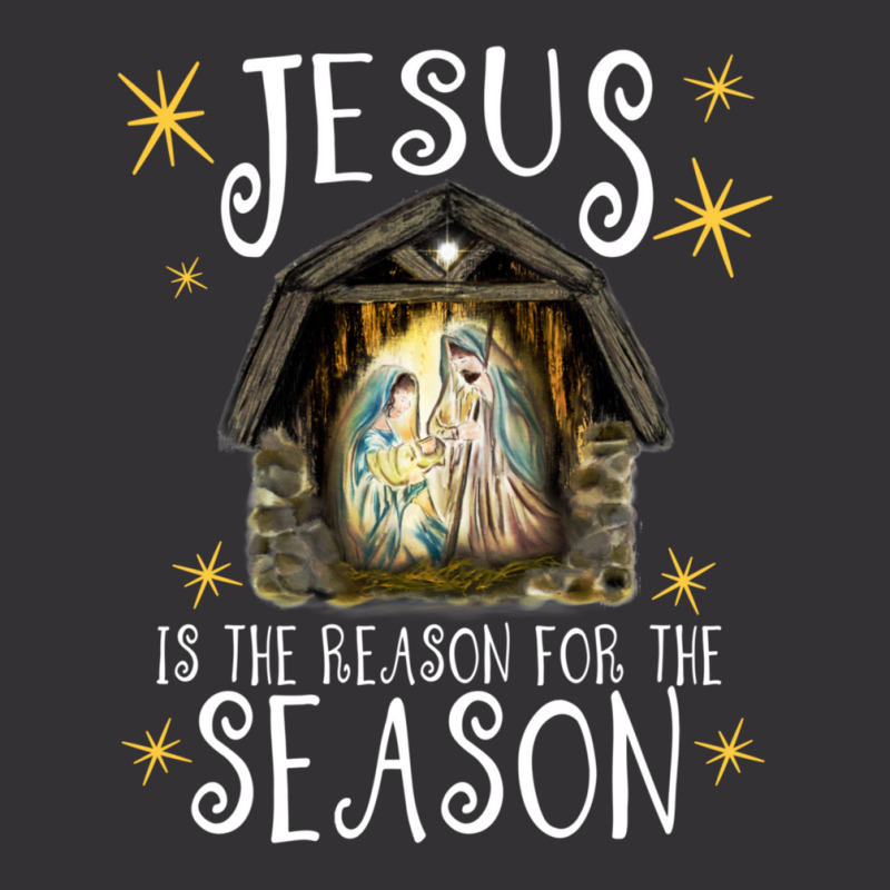 Christmas Nativity Jesus Is The Reason For The Season Manger Vintage Short by behindcedar22 | Artistshot