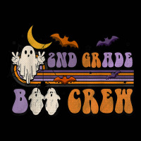 2nd Grade Boo Crew Halloween Ghost Teachers Students Toddler 3/4 Sleeve Tee | Artistshot