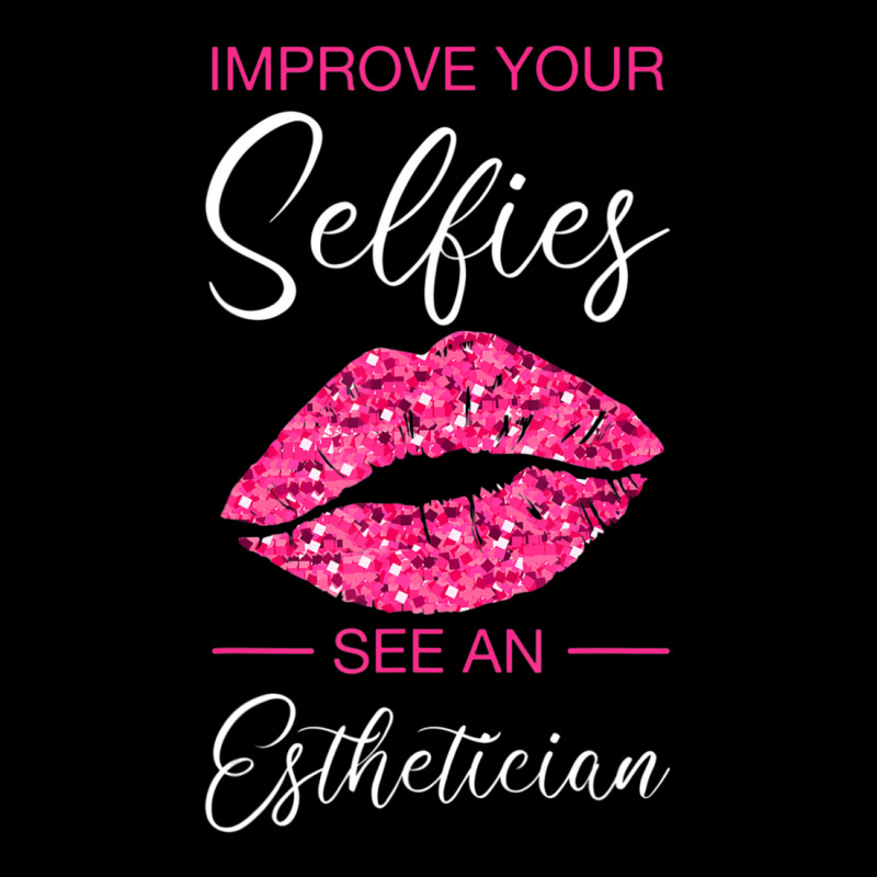 Esthetician Selfies Lips Cosmetology Beautician Esthetic Adjustable Cap | Artistshot