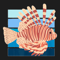 Lion Ocean Fish Retro For Men Women Kids Classic T-shirt | Artistshot