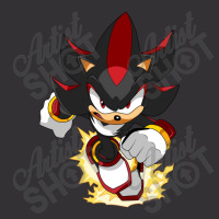 Black Super Hedgehog Running Forward Vintage Short | Artistshot