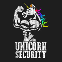 Unicorn Security Rainbow Muscle Manly Funny Christmas Gift Tank Top Classic T-shirt | Artistshot