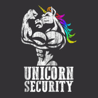 Unicorn Security Rainbow Muscle Manly Funny Christmas Gift Tank Top Vintage Hoodie And Short Set | Artistshot