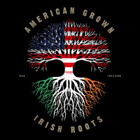 American Grown Irish Roots Ireland Flag St. Patrick's Day T Shirt Men's 3/4 Sleeve Pajama Set | Artistshot