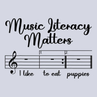 Music Literacy Matters I Like To Eat Puppies, Funny Design T Shirt Fleece Short | Artistshot