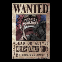 Eustass Kid Wanted Pocket T-shirt | Artistshot