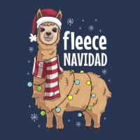 Feliz Navidad Llama Fleece Funny Christmas Lights Men Denim Jacket | Artistshot