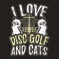 I Love Disc Golf Cats Cute Kitty Cat Feline Gift Tank Top | Artistshot