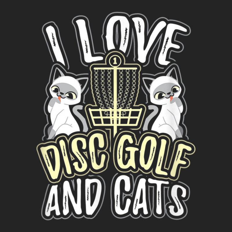 I Love Disc Golf Cats Cute Kitty Cat Feline Gift 3/4 Sleeve Shirt | Artistshot