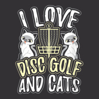 I Love Disc Golf Cats Cute Kitty Cat Feline Gift Vintage Hoodie | Artistshot