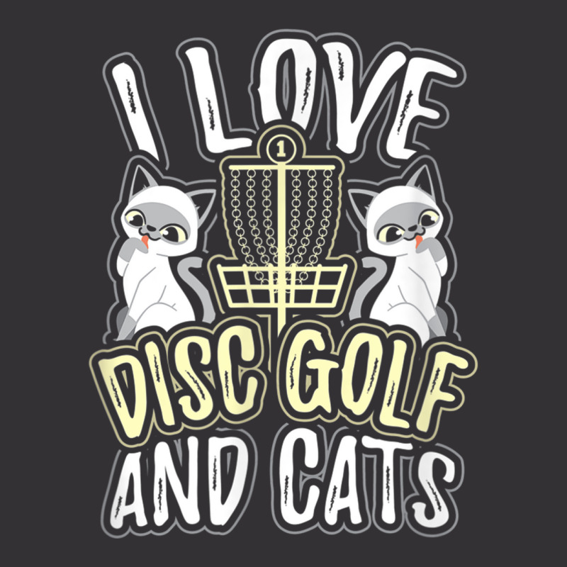 I Love Disc Golf Cats Cute Kitty Cat Feline Gift Vintage Hoodie | Artistshot