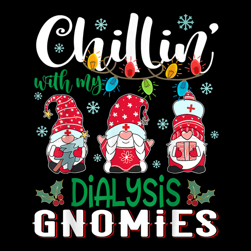 Chillin With My Dialysis Gnomies Xmas Light Nurse Christmas T Shirt Unisex Jogger by cm-arts | Artistshot