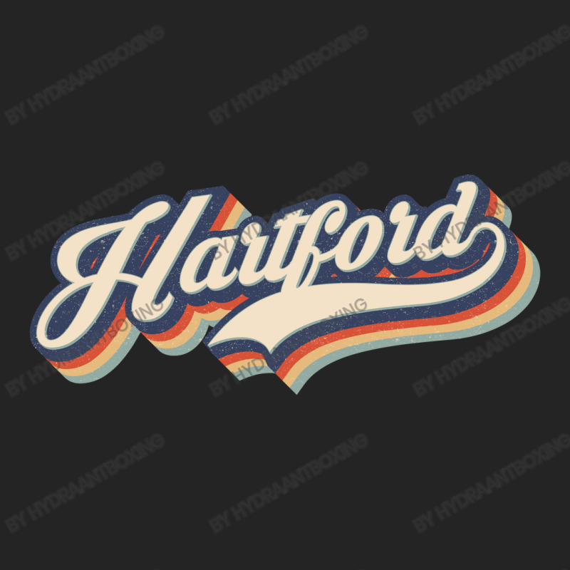 I Love Hartford City Usa Retro Vintage 3/4 Sleeve Shirt | Artistshot