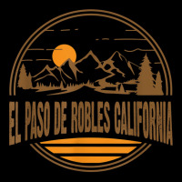 Vintage El Paso De Robles California Mountain Hiking Print Women's V-neck T-shirt | Artistshot