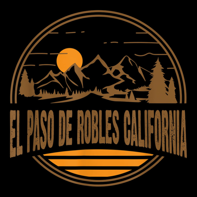 Vintage El Paso De Robles California Mountain Hiking Print Women's V-Neck T-Shirt by StarActon | Artistshot