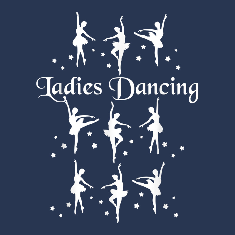 Nine Ladies Dancing Christmas Twelve Days Of Christmas T Shirt Ladies Denim Jacket by lazhehurezhu | Artistshot