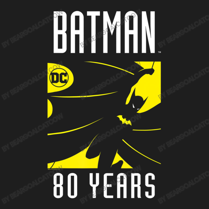 B.at.man 80 Years Classic T-shirt by beargoalcatcow | Artistshot