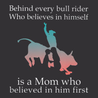 Behind Every Bull Rider Who Believes In Himself Is A Mom Vintage Short | Artistshot