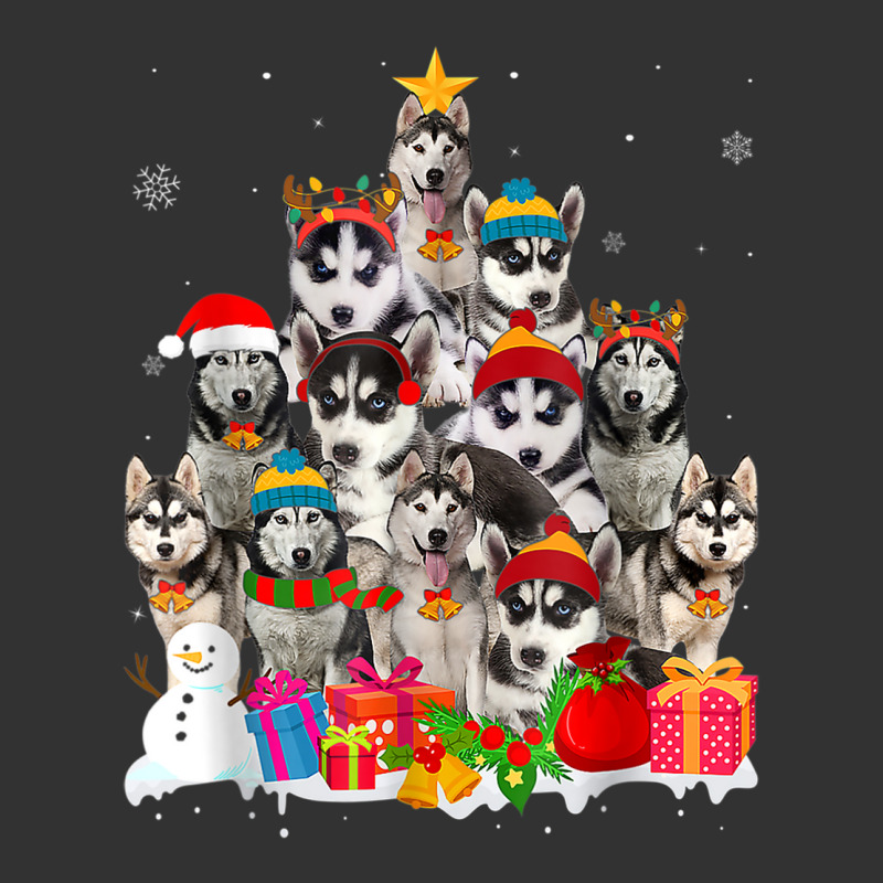 Funny Siberian Husky Christmas Tree Pet Dog Lover Baby Bodysuit by Sombre | Artistshot