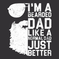 Mens Bearded Dad Beard Humor Father's Day Vintage Hoodie | Artistshot