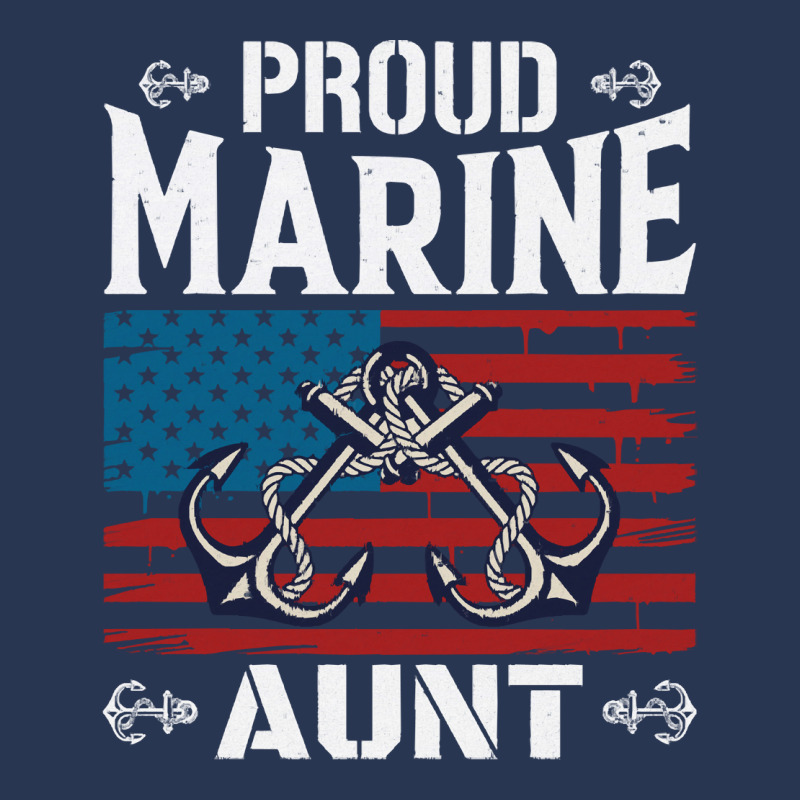 Marine Aunt Proud Marine Aunt United States Of America Military Men Denim Jacket by kerchingparticular | Artistshot