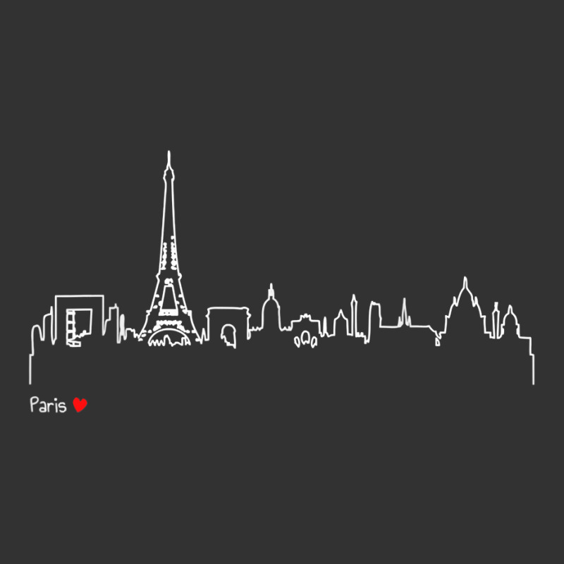 Paris Eiffel Tower Panorama Souvenir T Shirt Baby Bodysuit | Artistshot