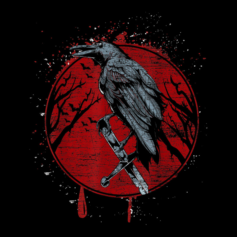 Halloween Raven Red Moon Spooky Night Crow Unisex Jogger | Artistshot