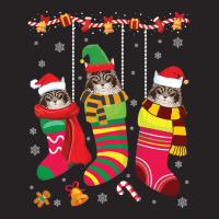 Three Siberian Cats Inside Christmas Socks Merry Xmas Noel Pullover Ho Vintage Cap | Artistshot