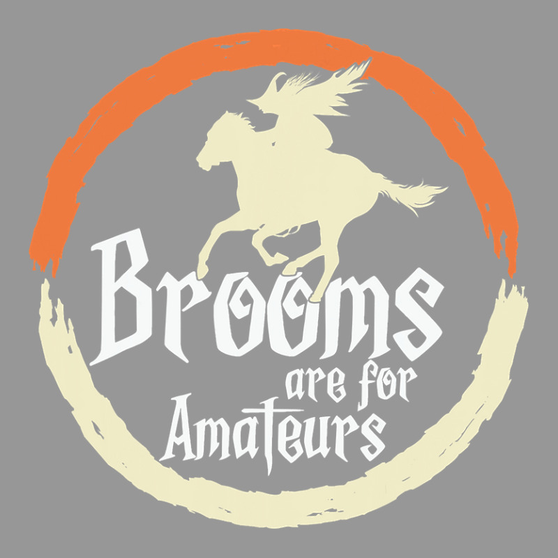 Brooms Are For Amateurs Funny Halloween Witch On A Horse Women's V-Neck T-Shirt by Jay99 | Artistshot