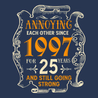 Annoying Each Other Since 1997 25 Years Wedding Anniversary T Shirt Men Denim Jacket | Artistshot