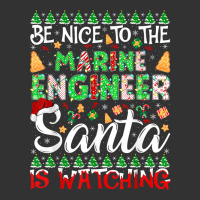 Be Nice To The Marine Engineer Santa Is Watching Christmas T Shirt Baby Bodysuit | Artistshot