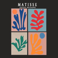 Organic Shapes, Vintage Cute, Botanical Leaves, Abstract Matisse Art, Ladies Fitted T-shirt | Artistshot