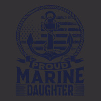 Marine Daughter Proud Marine Daughter United States Of America Militar Vintage Hoodie | Artistshot