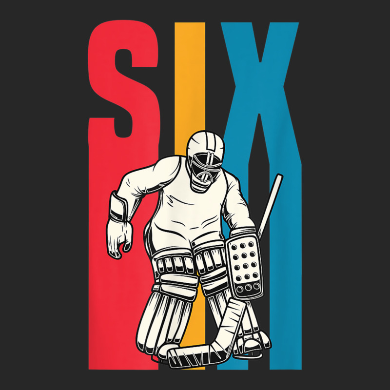 Retro 6 Year Old Ice Hockey Goalie 6th Birthday Party Supply Men's T-shirt Pajama Set | Artistshot