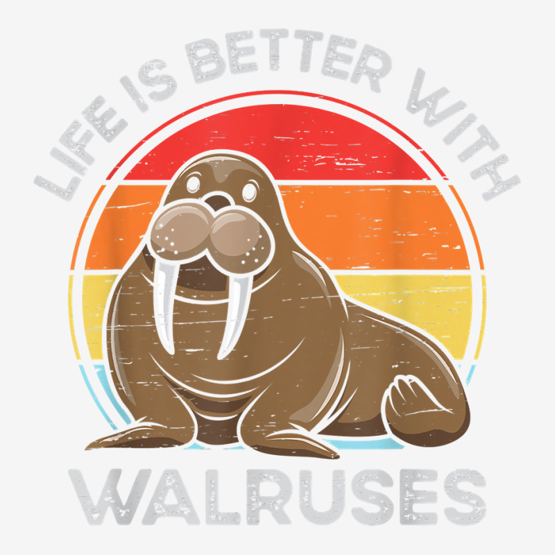 Life Is Better With Walruses Tusk Whiskers Marine Mammals T Shirt Graphic Youth T-shirt | Artistshot