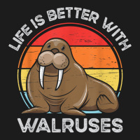 Life Is Better With Walruses Tusk Whiskers Marine Mammals T Shirt Hoodie & Jogger Set | Artistshot